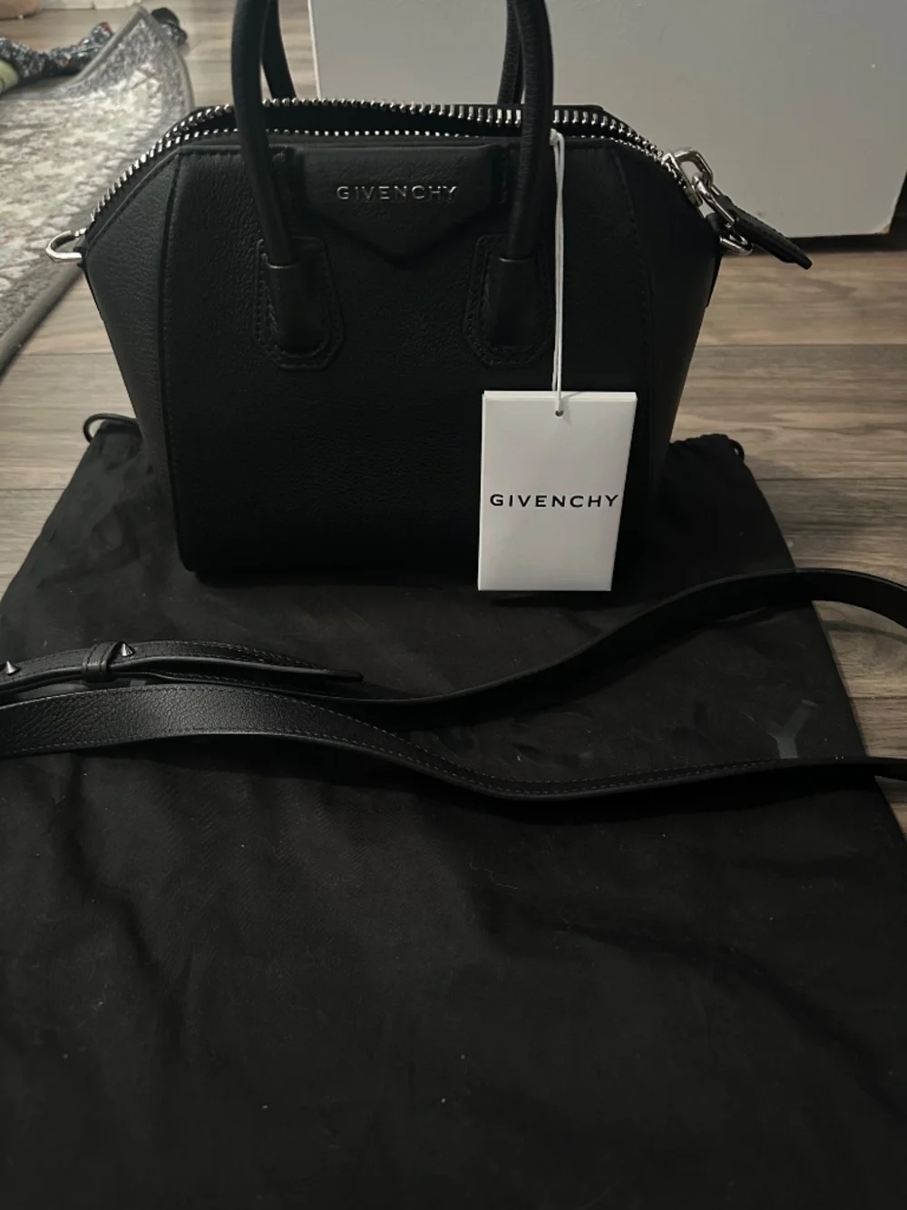 Givenchy Mini Antigona (black with silver hardware) - Picture 10 of 10